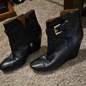 Nine West Elegant Black Ankle Boots